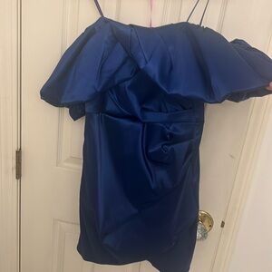 gorgeous blue dance dress